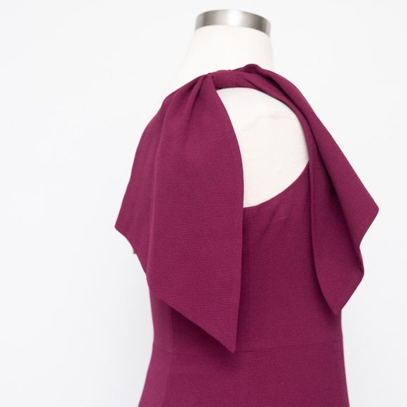 Dress the Population Georgina One Shoulder Bow Gown - Picture 13 of 15